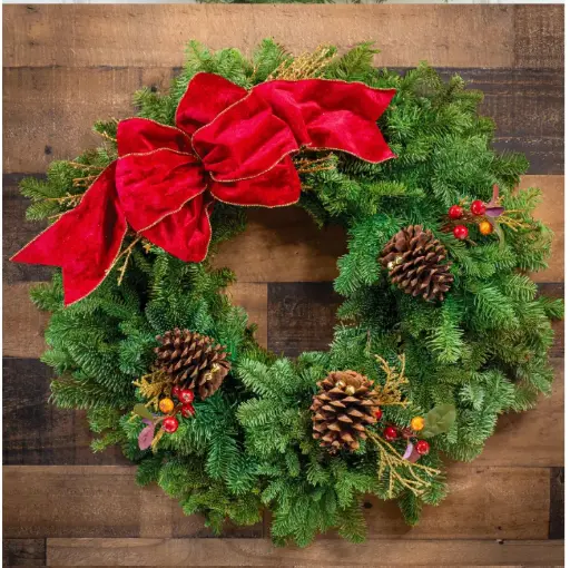 25" Cranberry Wreath