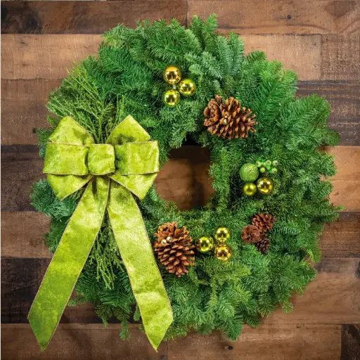 25" Wintergreen Wreath